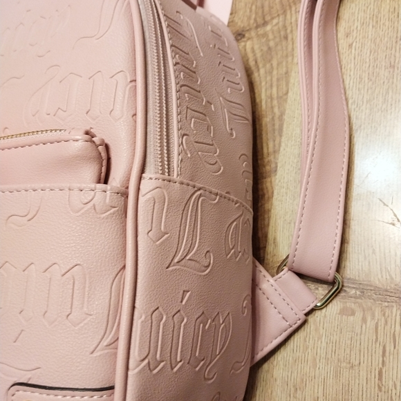 NEW Juicy Couture Deboss Taffy Pullout Pouch Backpack - Picture 5 of 11